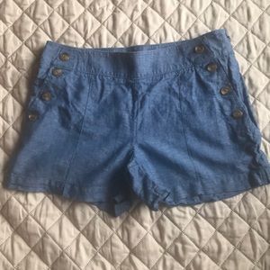 Loft Chambray Shorts